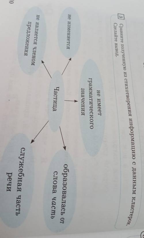 3Сравните полученную из стихвотворения информацию с данными кластером.Сделайте вывод.​