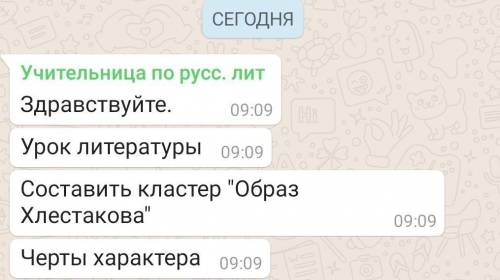 Составить кластер Образ Хлестакова​