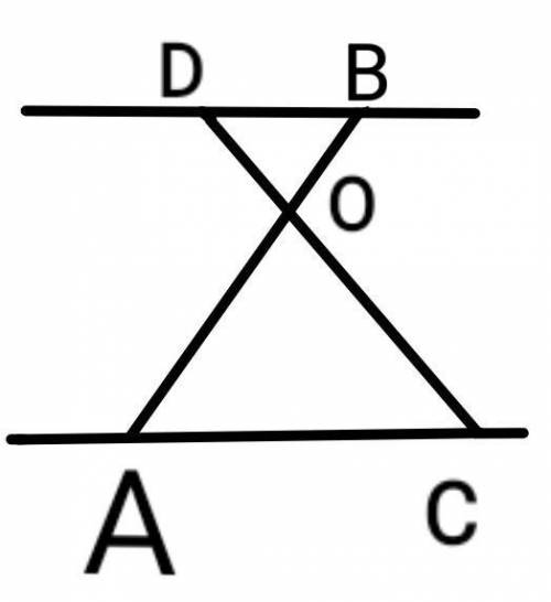 Дано DB || AC. BO=6 см.OA=18 см DB=5 см S треугольника DOB=20см2 Найти ACP.DOB/P.AOC S треугольника