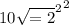 1 {0 { \sqrt{ = 2} }^{2} }^{2}