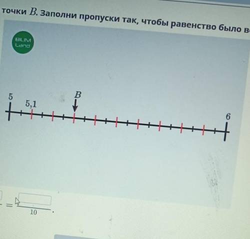 ответ =. = 10. 10 определите координату точки В заполни пропуски