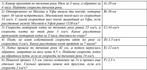 решить задачи.Можно цифру и букву только.