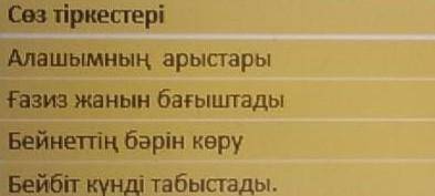 Өлең жолдары бойынша қос жазба күнделігін толтыр​