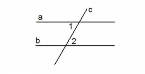 Дано: а || b, с – секущая, угол 1 + угол 2 = 102°. Найти: все образовавшиеся углы. Нумерацию углов п