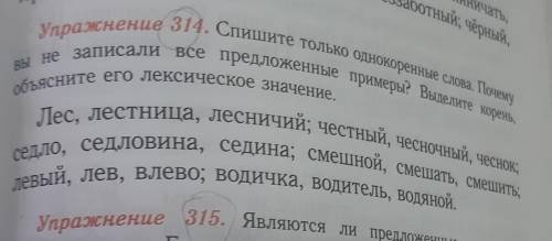 Спешите только однокоренные слова. Почему вы не записали все предложенные примеры?Выделите корень, о