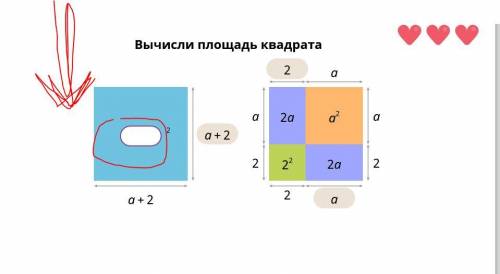 вычислить площадь квадрата