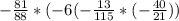 -\frac{81}{88} * (-6(-\frac{13}{115}*(-\frac{40}{21} ))