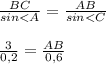 \frac{BC}{sin