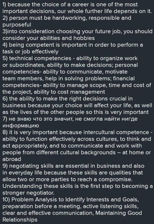 Answer the questions. 1 What is one of the most important skills in daily life? 2 What is negotiatio