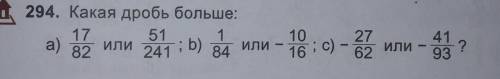 ПОДПИШУСЬ И СДЕЛАЮ ЛУЧШИМ ОТВЕТОМ ЗАРАНЕЕ Какая дробь больше?И доказательства почему?​