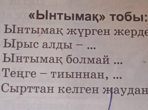 Топқа бөлініп, мақал мәтелдердің жалғасын жазыңдар 107бет 4 тапсырма керек ​