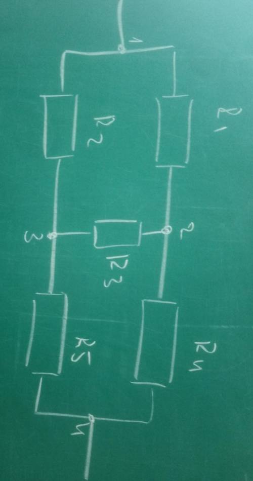 Как найти здесь общее сопротивление? ​