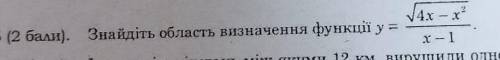 Знайдіть область визначення функції ​