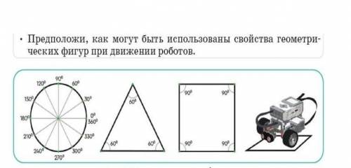 Предположи как могут быть использованы свойства геометрических фигур​