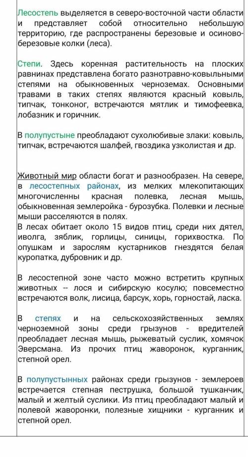 Чтобы узнать, насколько богат и разнообразен органический мир Костанайской области, изучите информац