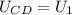 U_{CD} = U_1