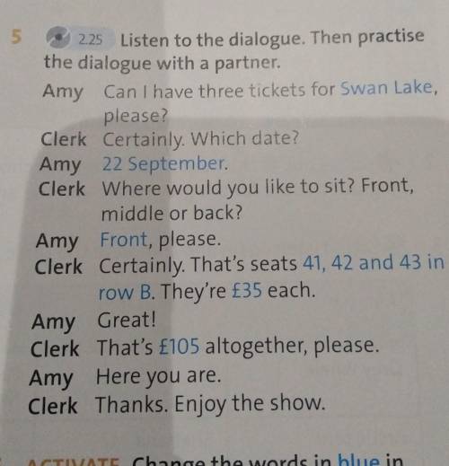 En to dle235 Listen to the dialogue. Then practisethe dialogue with a partner,Amy Can I have three t