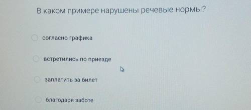 В каком примере нарушены речевые нормы? согласно графикавстретились по приездезаплатить за билетблаг