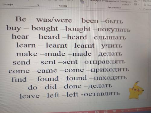 Сделайте лёгких небольших предложений в present perfect с глаголами которые ниже(в 3 форме)