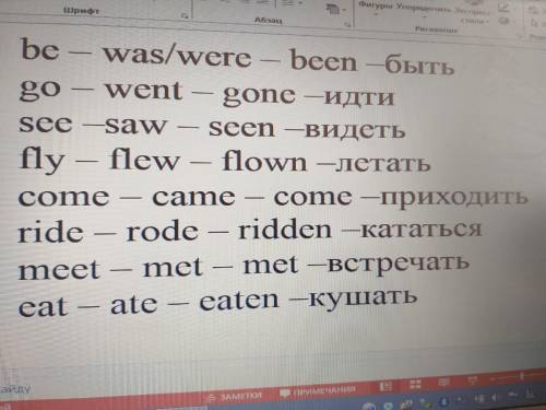 Сделайте лёгких небольших предложений в present perfect с глаголами которые ниже(в 3 форме)