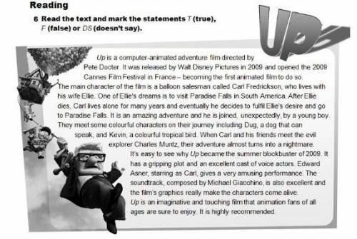 Up was made in the USA. The main character of the film is a doctoCarl travels with Ellie to Paradise