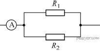 Резисторы R1 = 2 Ом и R2 = 3 Ом соединены параллельно, как показано на схеме. Какая мощность выделяе