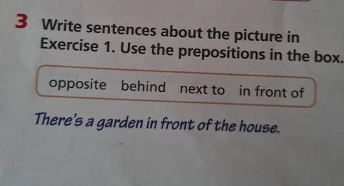 Exercise 1. Use the prepositions in the box.