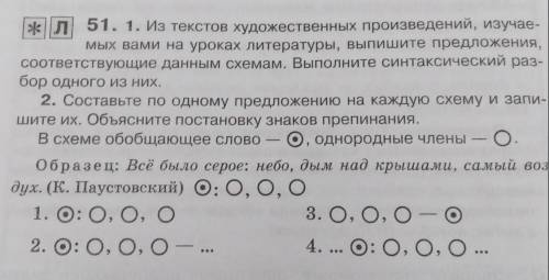 Из текстов художественных произведений изучаемых вами на уроках литературы Выпишите предложения соот