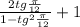 \frac{2tg \frac{\pi}{12} }{1 - tg {}^{2} \frac{\pi}{12} } + 1