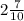 2\frac{7}{10}