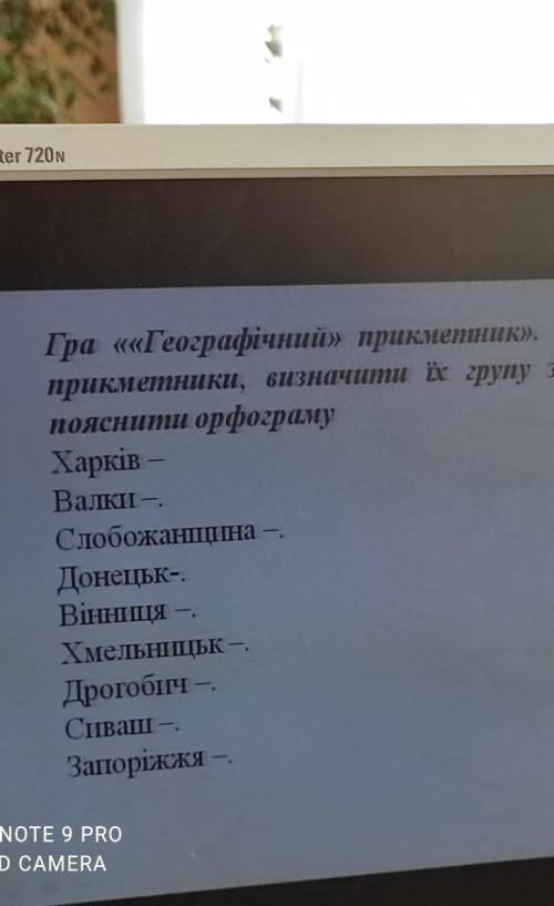 Потрібно іменники перетворити на прикметники визначити їх групу за значенням та будовою ​