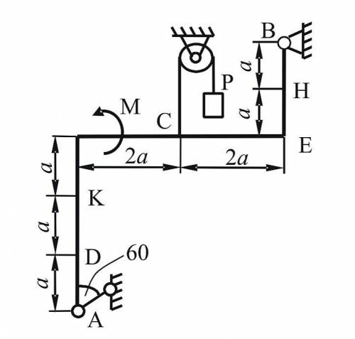 Задача по теоретической механике (статика) см.фото решить очень