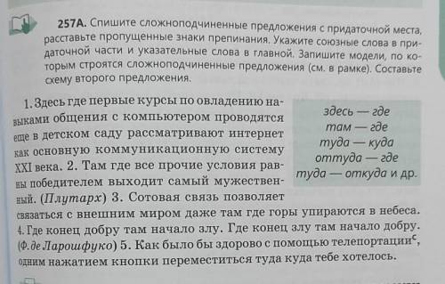 А, Спишите сложноподчиненные предложения с придаточной места расставьте пропущенные знаки препинания