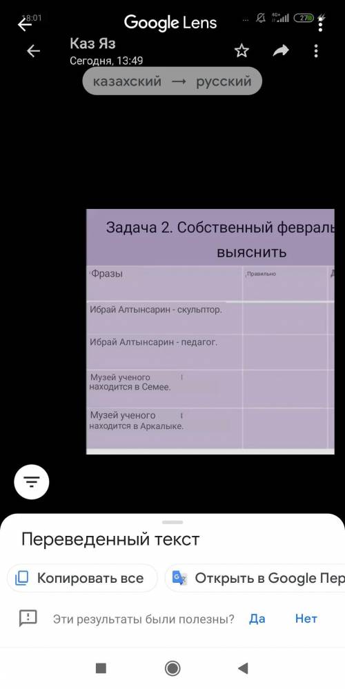 Ибрай Алтынсарин- Скульптор? Правда не правда. Ибрай Алтынсарин-педагог? Правда или нет . Музей учен