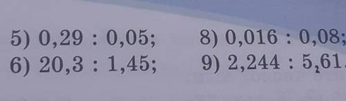 Найдите частное 2,08/0,0586,1/0,41 в столбик​