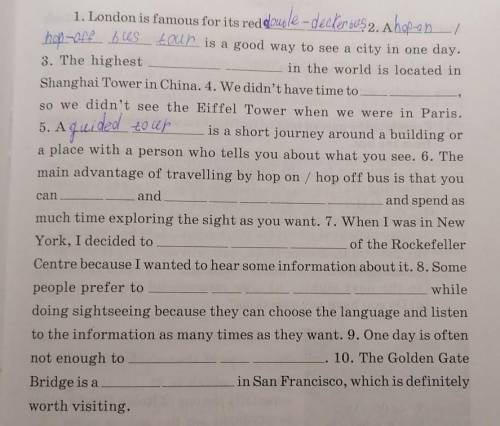 1. London is famous for its red double-decker bus 2. A hepen/ hop-off brestoun is a good way to see