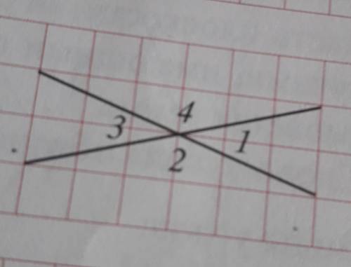 образованные при пересечении прямых обозначенных цифрами один записать два три четыре самореза Найди
