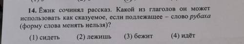 Какой из глаголов подойдет к слову рубаха (ответ один)?