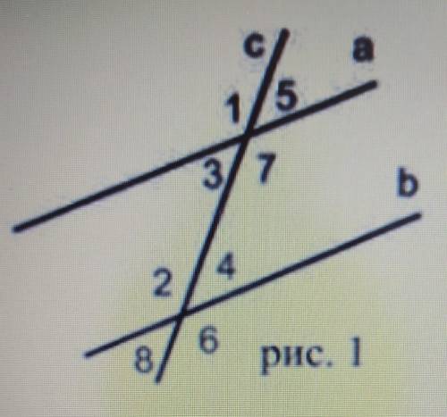 Прямые a и b параллельны. (рис 1), угол 1 равен 138°. Найдите угол 4​