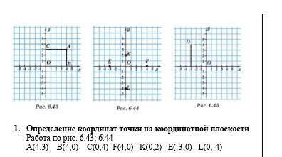 Отметьте точку на корденатной плоскости. (На фото все).​
