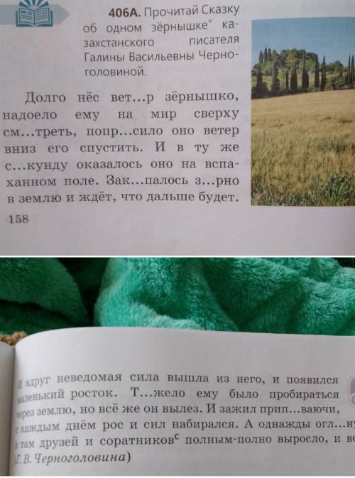 ТЕКСТ ЗАДАНИЯ Придумайте и запишите свой заголовок к тексту упражнения № 406 А. Определите, что отра