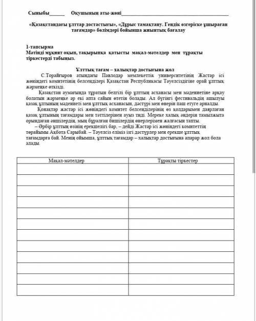 Көтерілген басты мəселені анықтау мақсатында жұбыңызға сұрақ қойыңыз. Өз көзқарасыңызды жан-жақты тұ