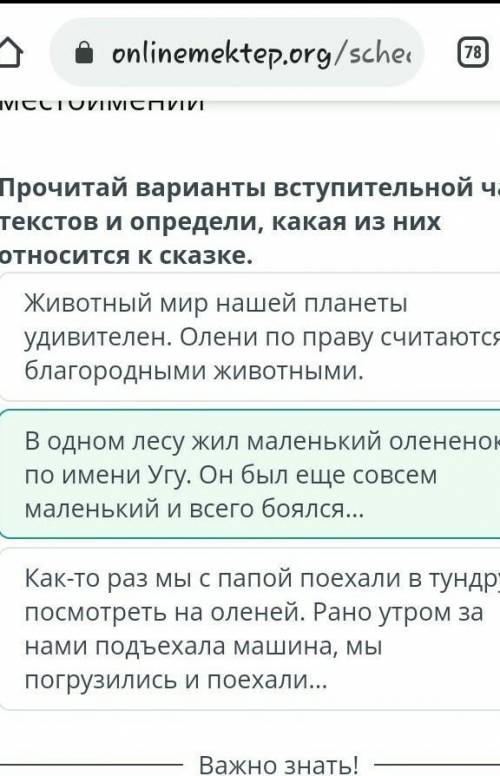 Животный мир. Слитное и раздельное написание местоимений Прочитай варианты вступительной части текст