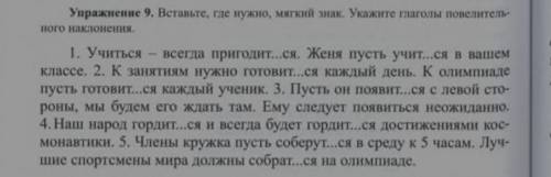 нужно выполнить упражнение,выполните его правильно