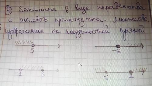 Запишите в виде неравенства числового промежутка множество изображенное на координатной прямой СРОСН