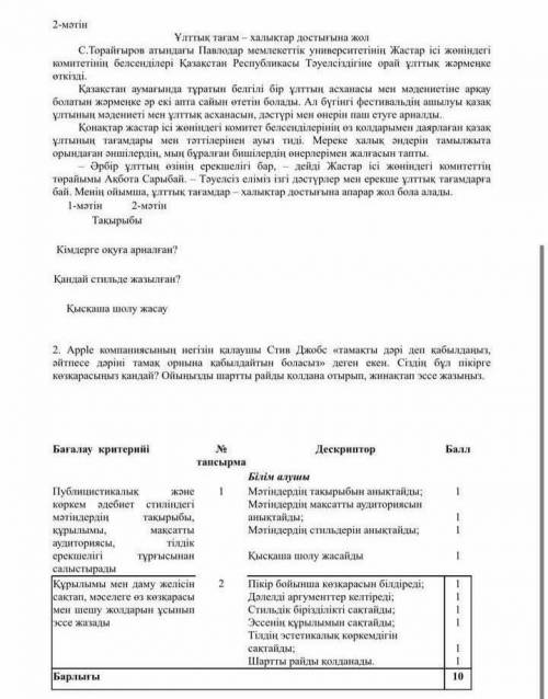 Қазақстандағы ұлттар достығы.морфологиядұрыс тамақтану морфология көмектесіндерш​