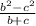 \frac{b^{2}-c^{2}}{b+c}