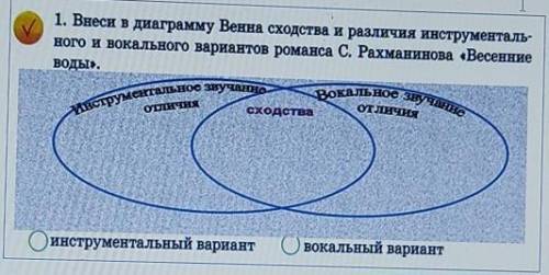 Инструментальное изучение отличия сходства вокальное изучение отличия​