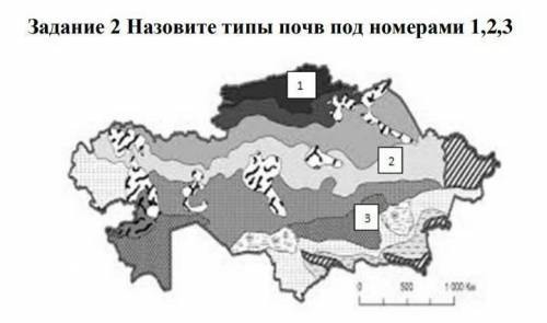 Задание 2 Назовите типы почв под номерами 1,2,3 СДЕЛАТЬУ МЕНЯ СОР​