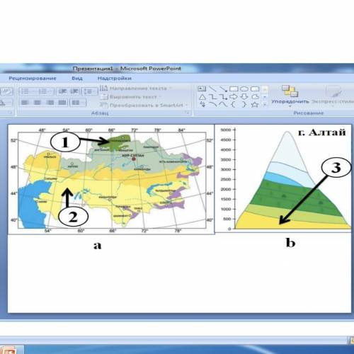 Задание1. Определите: а) виды зональности, изображенных на рисунках а – b – –––––––––––––– b) прир